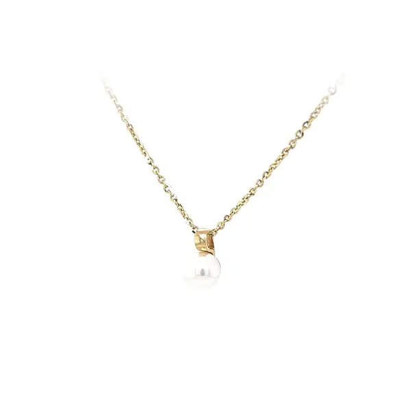 Золотая подвеска с жемчужиной