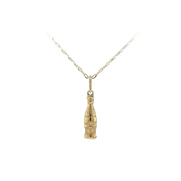 Золотая подвеска Coca Cola