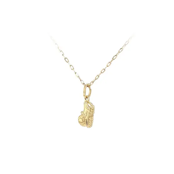 Золотая подвеска Футбол с мячом