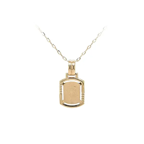 Золотая подвеска Знак скорпиона