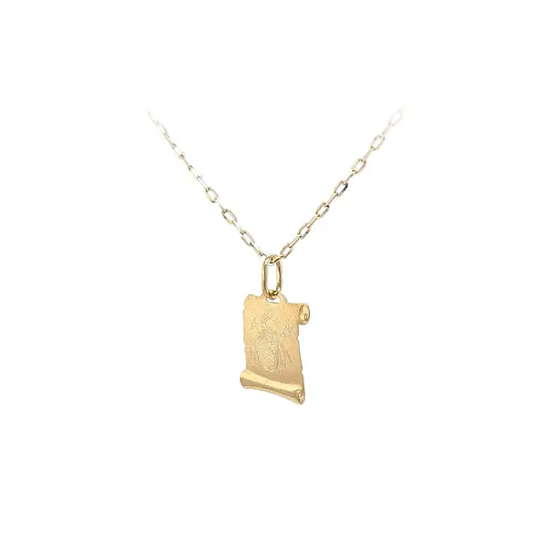 Золотая подвеска Знак краба