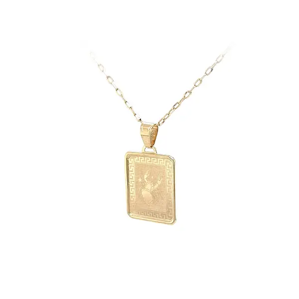 Золотая подвеска Знак краба