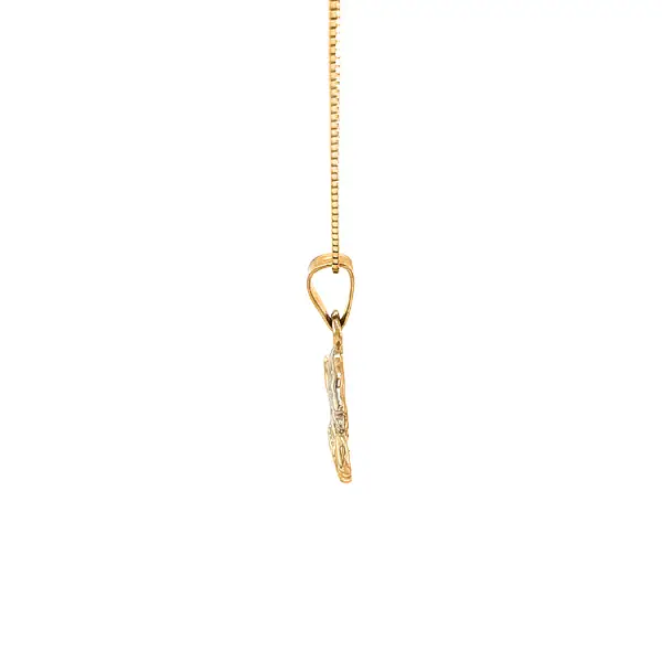 Золотая подвеска Знак Козерога