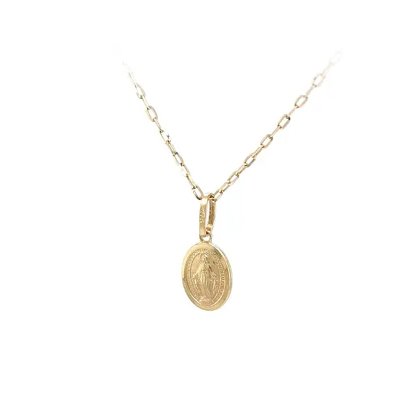 Кулон с изображением Девы Марии, олицетворяющий веру, красоту и благословение