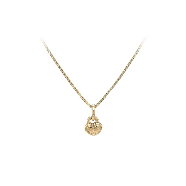 Золотой кулон Замок