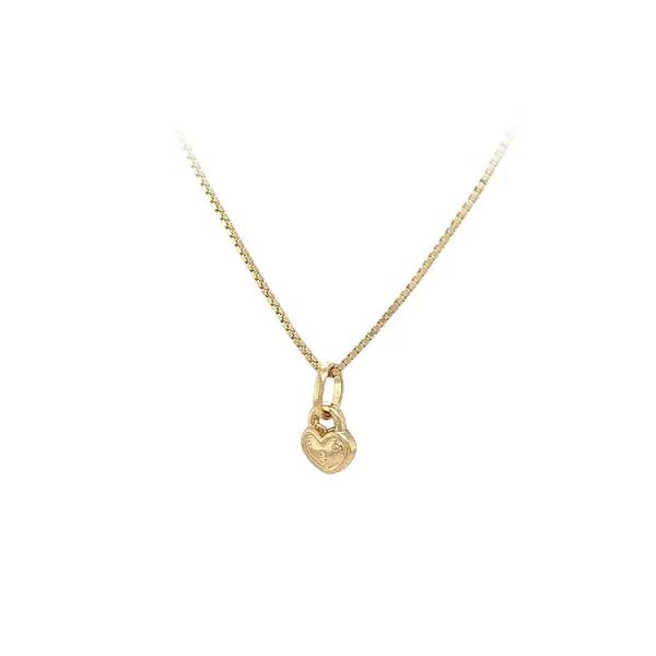 Золотой кулон Замок