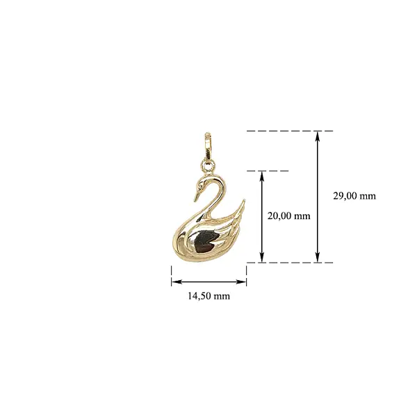 Подвеска 'Золотой лебедь