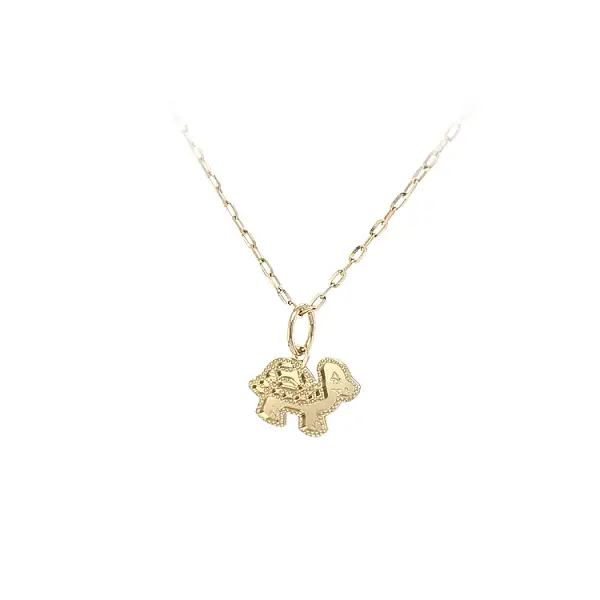 Золотая подвеска Черепаха