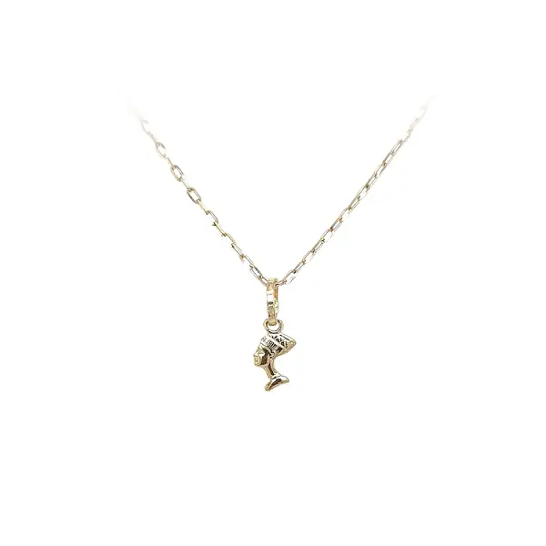 Золотая подвеска Нефертити