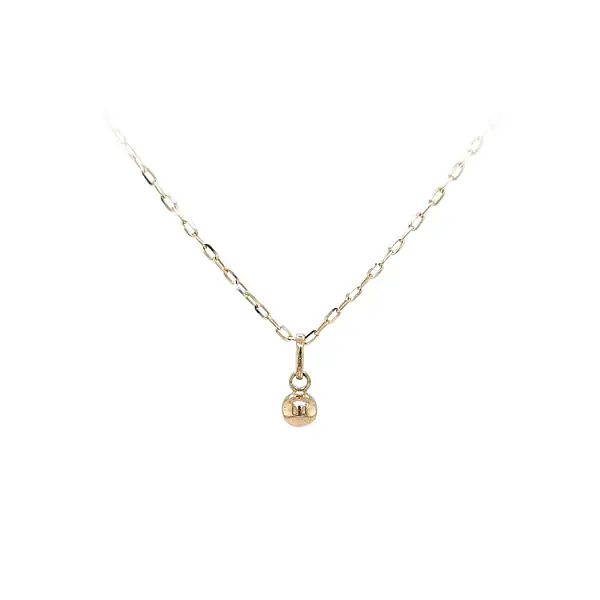 Золотая подвеска Шар