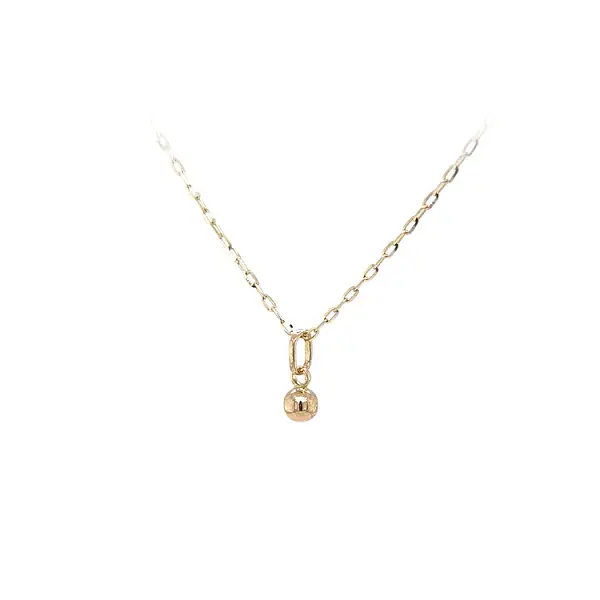 Золотая подвеска Шар