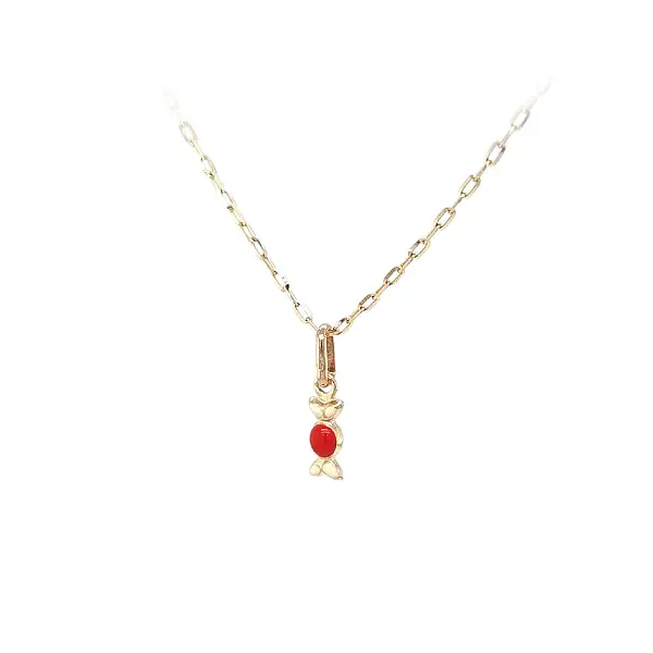 Золотая лента радости - игривое украшение с эмалевыми деталями