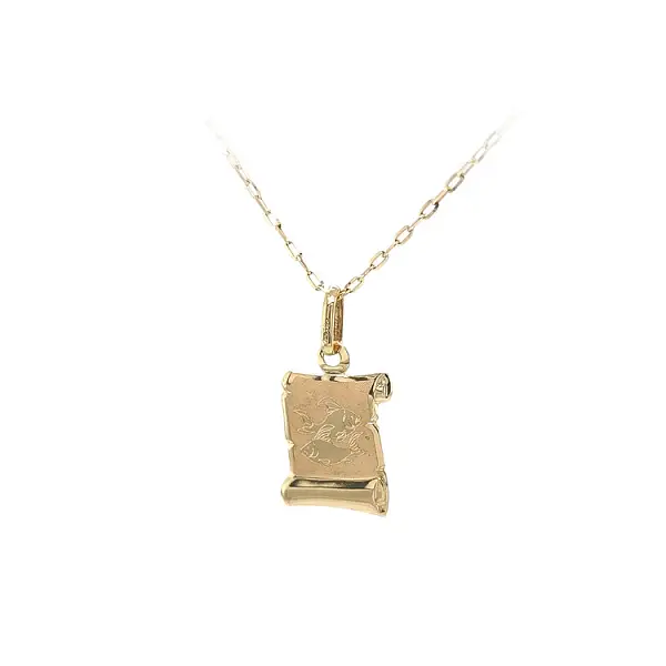 Золотая подвеска Знак Рыбы