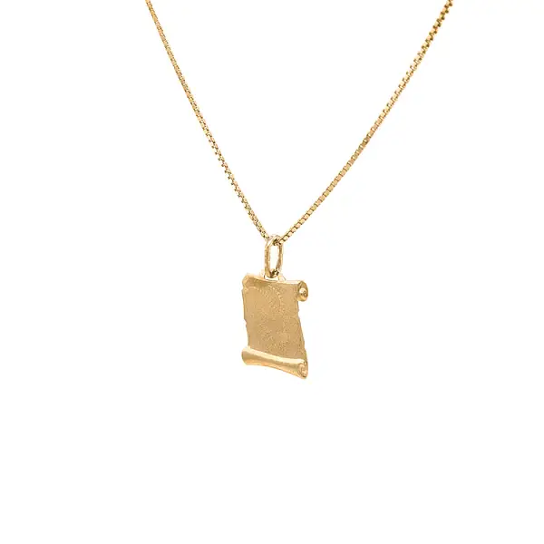 Золотая подвеска Знак Козерога