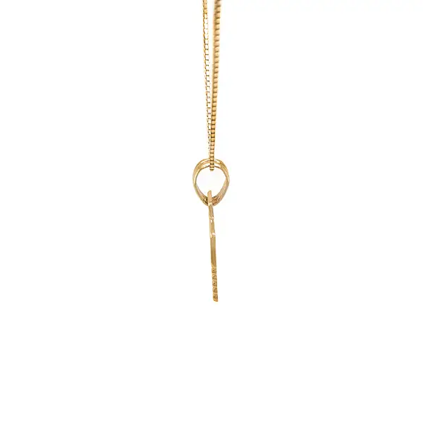 Золотая подвеска Знак Стрельца