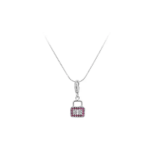 Подвеска-браслет из белого золота