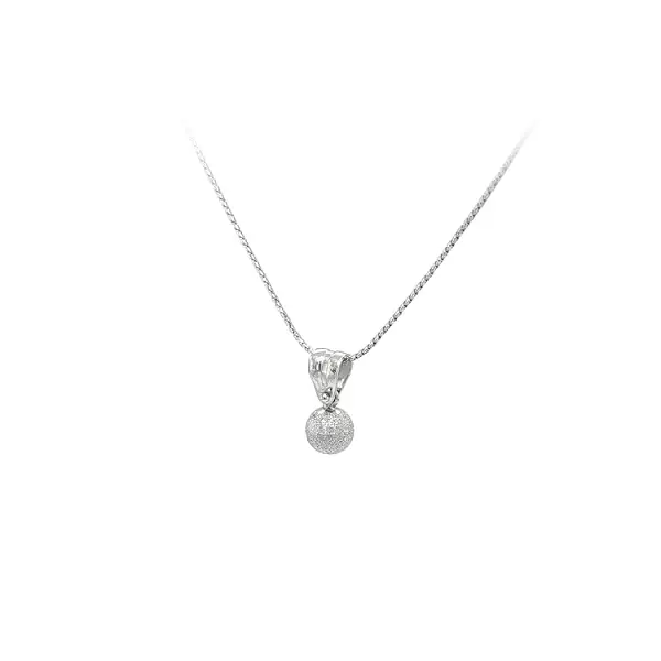 Подвеска из белого золота