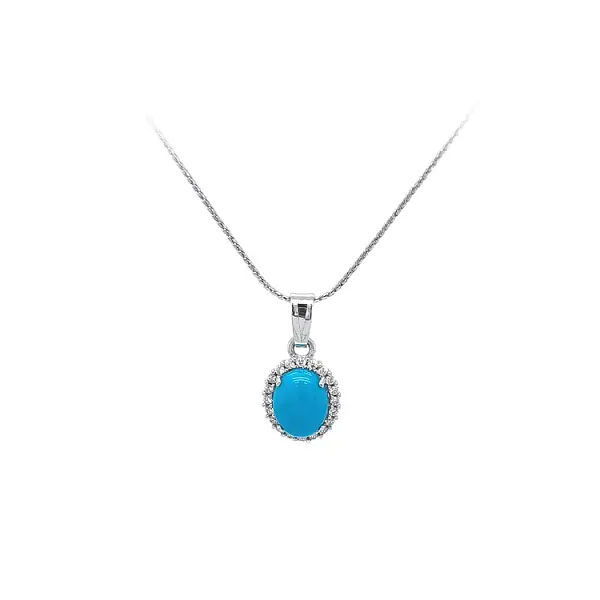 Подвеска с Тирисом из белого золота