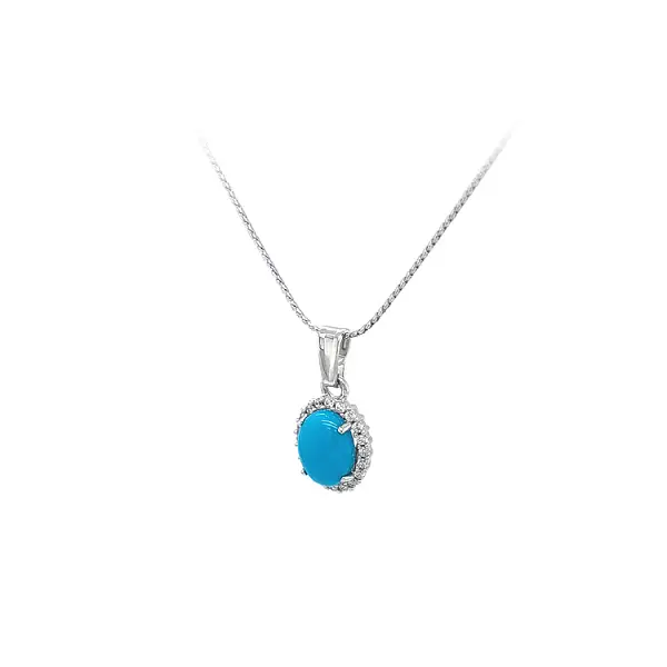 Подвеска с Тирисом из белого золота