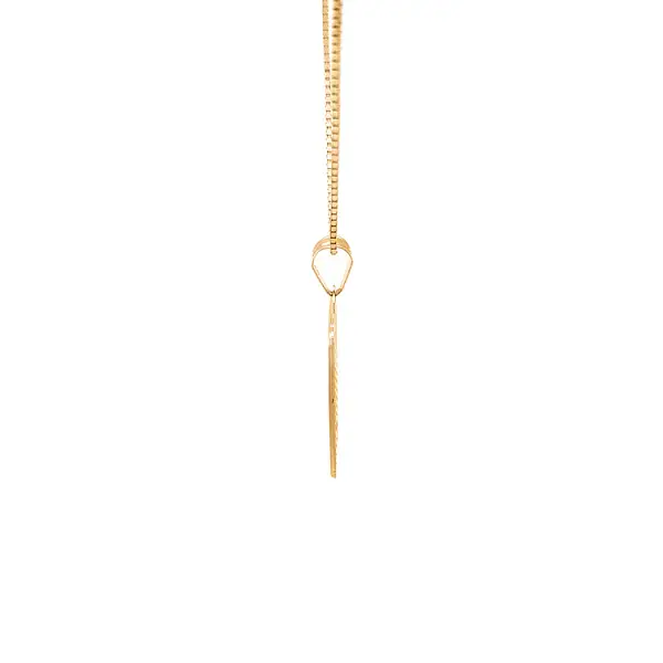 Золотая подвеска Знак Богородицы