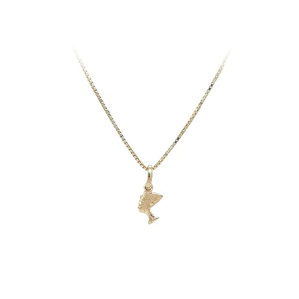 Золотая подвеска Нефертити