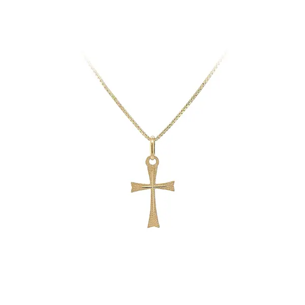 Подвеска в виде золотого креста