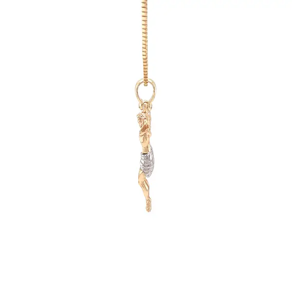 Золотой крест с Иисусом Христом