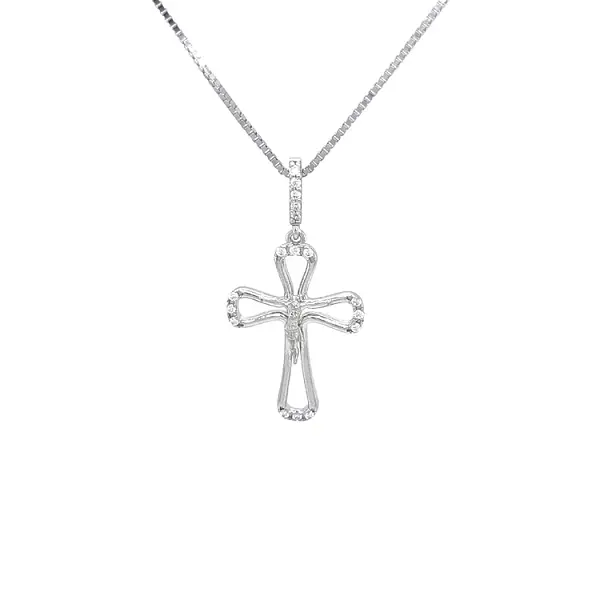 Золотая подвеска с Иисусом Христом