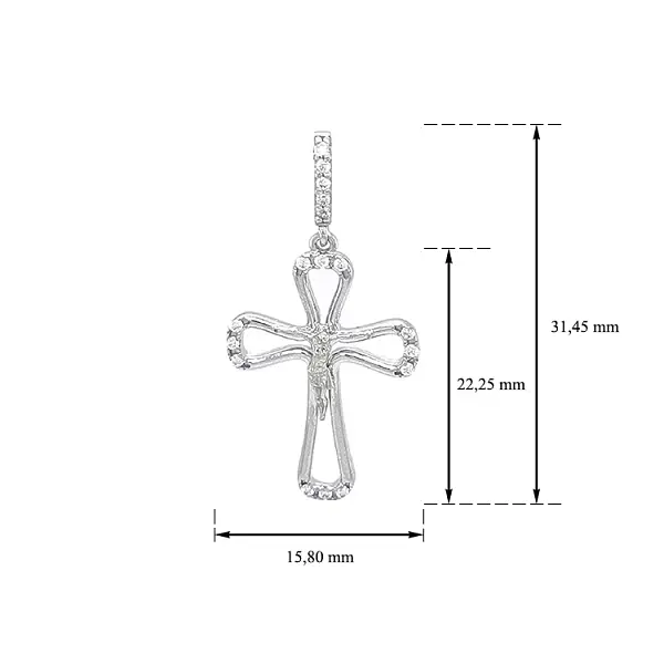 Золотая подвеска с Иисусом Христом