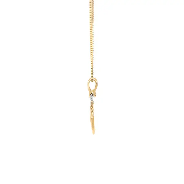 Золотой крест из комбинированного золота