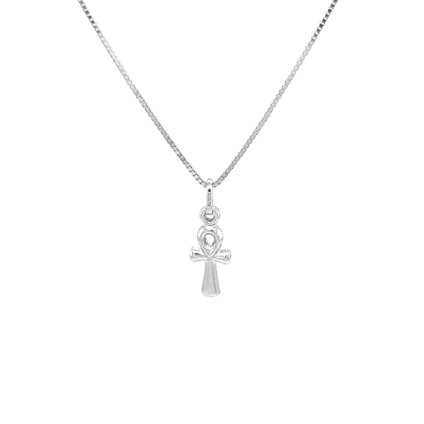 Крест из белого золота