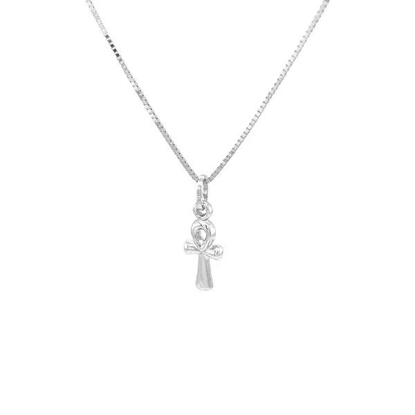 Крест из белого золота