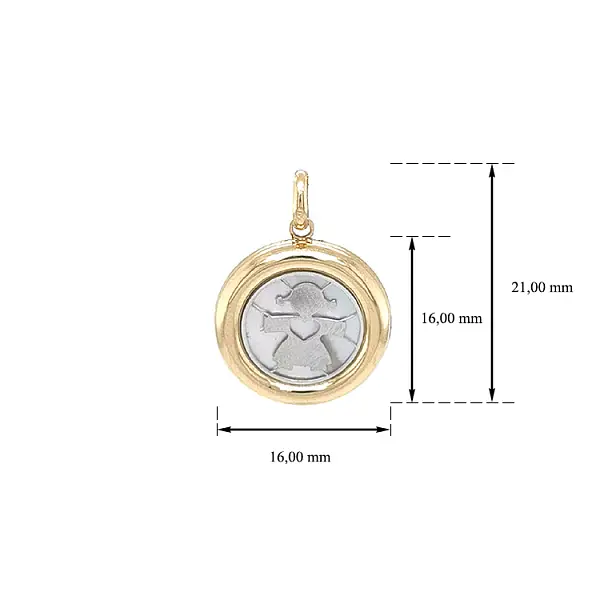 Золотая подвеска