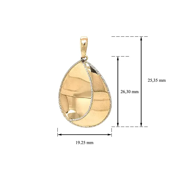 Золотая подвеска