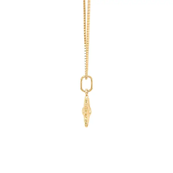 Золотой кулон Цветок