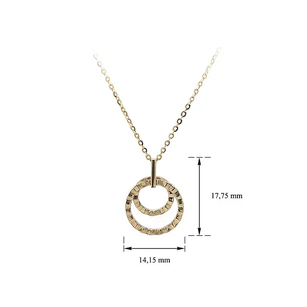 Золотое ожерелье Круги