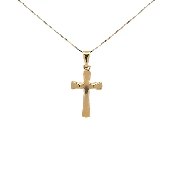 Подвеска в виде золотого креста