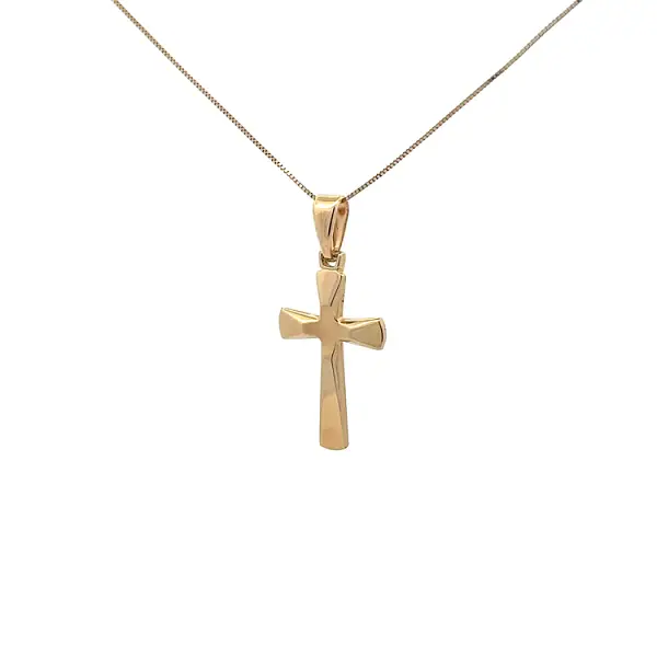 Подвеска в виде золотого креста
