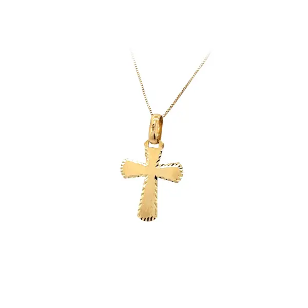 Подвеска в виде золотого креста