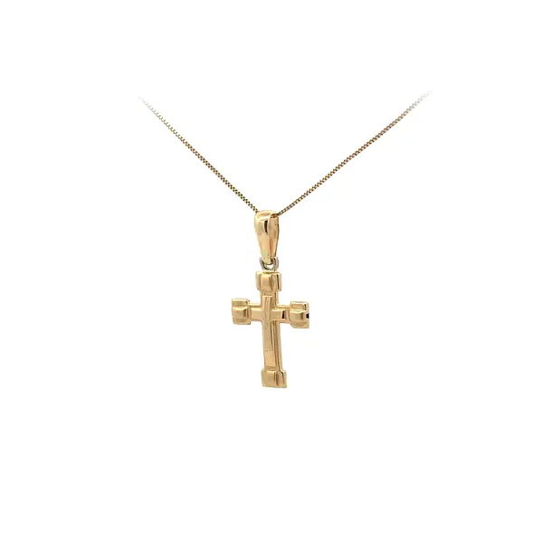 Подвеска в виде золотого креста