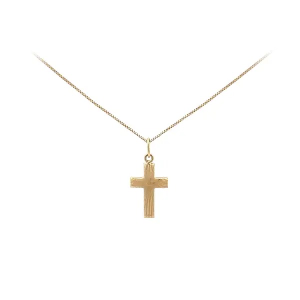 Подвеска в виде золотого креста