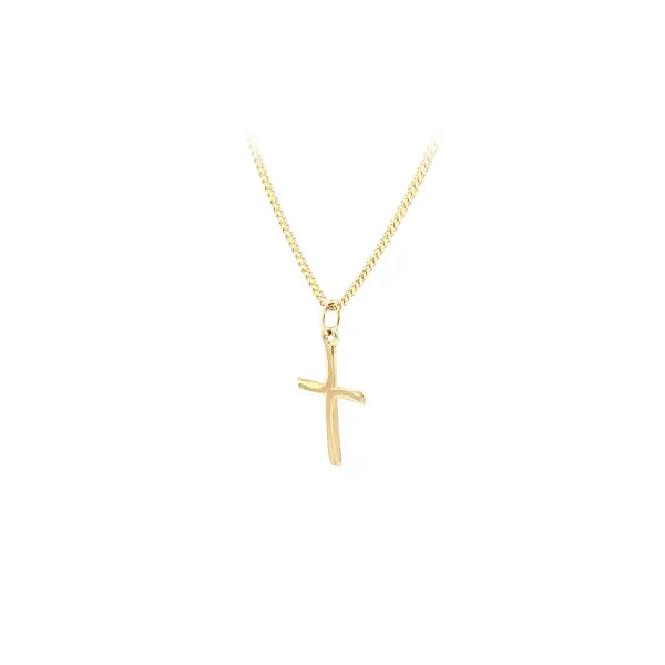 Подвеска в виде золотого креста