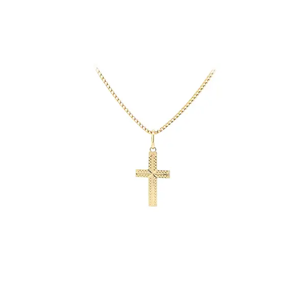 Подвеска в виде золотого креста