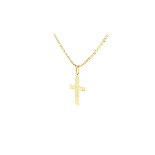 Подвеска в виде золотого креста