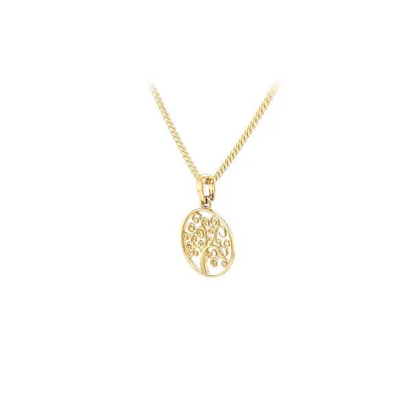 Золотая подвеска Древо жизни