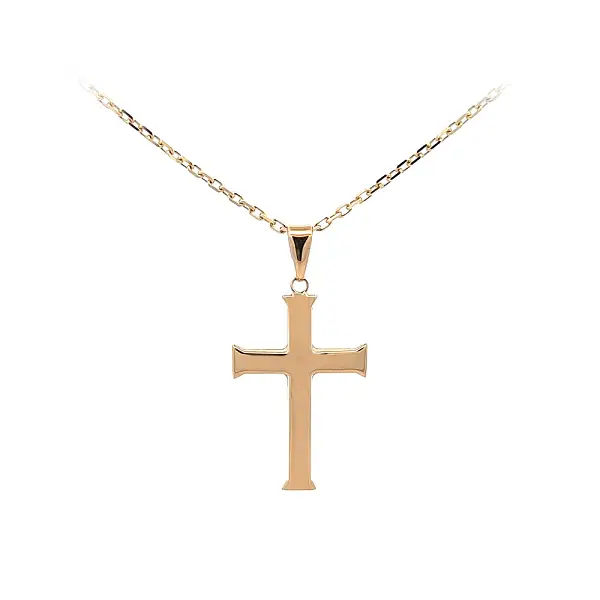 Подвеска в виде золотого креста