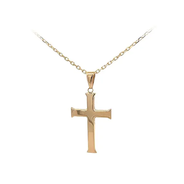Подвеска в виде золотого креста