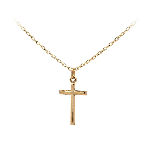 Подвеска в виде золотого креста