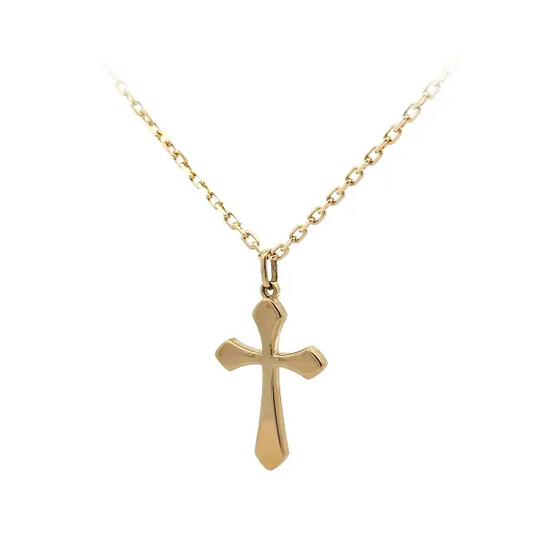 Подвеска в виде золотого креста
