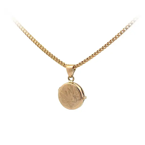 Золотой медальон за фотографию